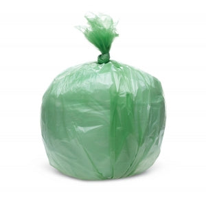 Medline Degrade-Away Degradable Liners - Degradable Liner, Green, 40" x 48", 40 - 45 gal., 16 Mic, Roll - NONDA404816BF