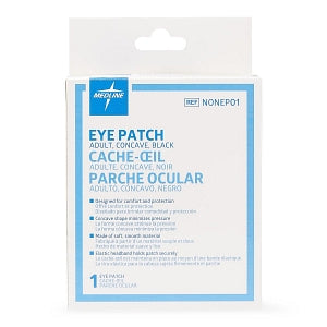 Medline Eye Patches - Concave Adult Eye Patch, Black - NONEP01