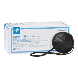 Medline Eye Patches - Concave Adult Eye Patch, Black - NONEP01