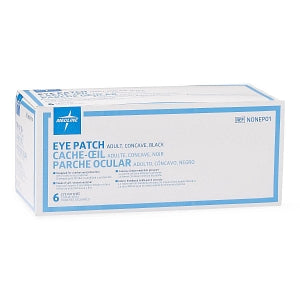 Medline Eye Patches - Concave Adult Eye Patch, Black - NONEP01