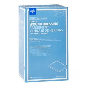 Medline SORBEX Sterile Absorbent Dressings - DRESSING, WOUND, SORBEX, 3"X4", FULL, ST - NONEX0034