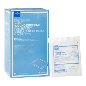 Medline SORBEX Sterile Absorbent Dressings - DRESSING, WOUND, SORBEX, 3"X4", FULL, ST - NONEX0034