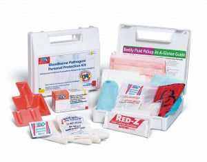 Medline First Aid and Blood-Borne Pathogen Kit - Blood-borne Pathogen Protection Kit - NONFAK100