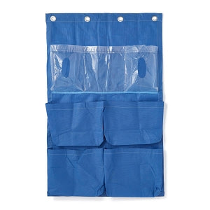 Medline Isolation Protection Organizer - Isolation Protection Organizer Caddy with 3 Rows of Pockets and Eyelets for Hanging - NONISOCADDY