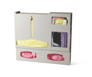 Bowman Manufacturing Company, Inc. Protection Organizers - Isolation Protection Organizer, Quartz ABS Plastic, Holds Gowns, 2 Glove Boxes, 1 Isolation Mask Box and 1 Mask with Shield Box - LD-037