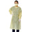 Medline Medium-Weight Multi-Ply AAMI Level 1 Isolation Gown - Medium-Weight AAMI Level 1 Isolation Gown with Elastic Wrists, Yellow, Size Regular - NONLV100