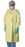 Medline Multi-Ply AAMI Level 3 Isolation Gowns - Premium AAMI Level 3 Isolation Gown with Elastic Wrists, Yellow, Size XL - NONLV315XL