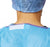 Medline AAMI Level 3 Isolation Gowns - AAMI Level 3 Isolation Gown with Knit Cuffs, Premium Blue, Size XL - NONLV325XL