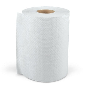 Medline Standard Roll Paper Towels - Standard Paper Towel Roll, White, 8" x 350' - NONPBM350