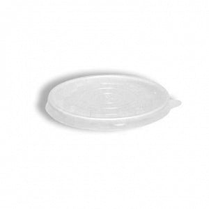 Stalk Market Compostable Food Container Lids - Recyclable Poly Lid for 12-, 16- and 32-oz. Food Containers - PP-FC-LID-8