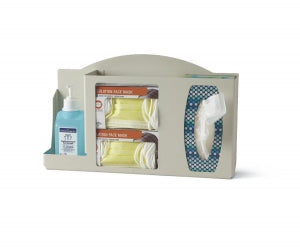 Waterloo Aluminum Respiratory Hygiene Stations - Respiratory Hygiene Station, Creme - WTL#RS-1C