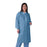 Medline Disposable Knit-Cuff Multilayer Lab Coats with Traditional Collar - Disposable Knit-Cuff Multilayer Lab Coats with Traditional Collar, Blue, Size M - NONSW400M