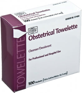 PDI, Inc. Hygea Obstetrical Towelettes - Perineal Obstetrical Towelette - D74800