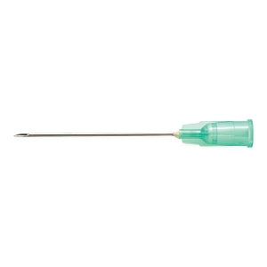 Nipro Medical Hypodermic Needles - Poly Hub Hypodermic Needles with FLOMAX Point, 21G x 1.5" - AH+2138-1M