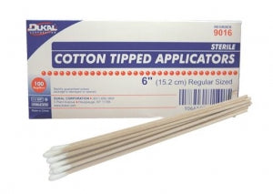 Dukal Corporation Cotton-Tipped Applicators - Sterile Cotton-Tipped Applicators - 13-002