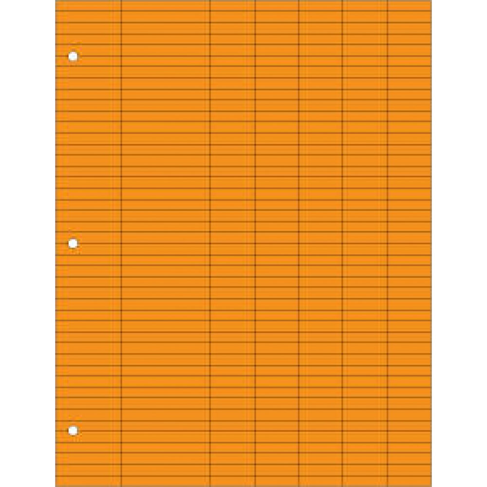 Instrument Marking Tape Durable | Autoclavable Permanent 8 1/2 " X 11" Imprints Orange 374 Inches Per Sheet