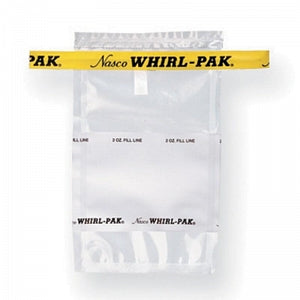 Nasco Whirl-Pak Write-On Bags - Whirl-Pak Write-On Bag, 58mL, 2oz. - B01064