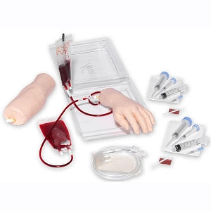 Nasco Life / form Portable IV Arm and Hand Trainers - Portable IV Set, Arm and Hand, Trainer - LF00702U