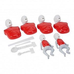 Nasco Basic Buddy / CPR Lung / Mouth Protection Bags - CPR Manikin Pack, 4 Buddies, 2 Babies - LF03732