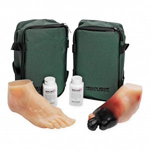 Nasco Diabetic Foot Educational Training Model - Diabetic Foot Educational Training Model Set, 3-1/2" x 9-1/2" x 4" - SB43093U