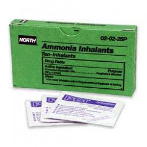 North Safety Ammonia Inhalant Swabs - AMMONIA, INHALANT, AMPULES - 020225