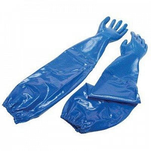 North Safety Nitritask Gloves - Nitritask Gloves, 24" Attached Sleeve, Size 9 - NK803ES/9