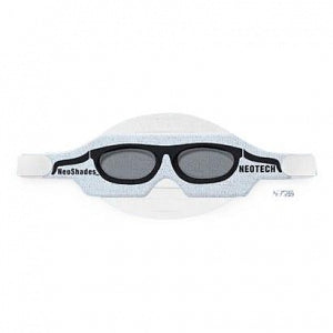 Neotech Products Inc NeoShades Phototherapy Eye Shields - NeoShades Phototherapy Eye Shield, with Head Strap, Small - N728