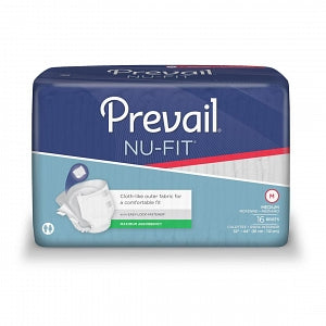 First Quality Products Prevail NU-FIT Briefs - Prevail NU-FIT Briefs, Maximum Absorbency, Size M, 6 Bags of 16 - NU-012/1