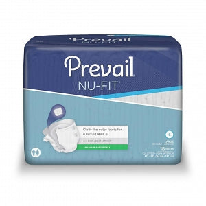 First Quality Products Prevail NU-FIT Briefs - Prevail NU-FIT Briefs, Maximum Absorbency, Size L, 18/Pack - NU-013/1