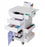 Newmatic Medical Deluxe MRI Lab Cart - Deluxe MRI Lab Cart, 23" X 23" Top - CART11