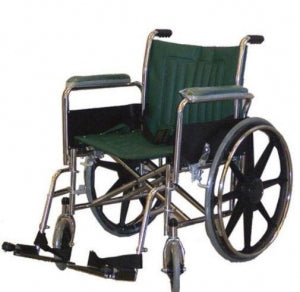 Newmatic Medical Wheelchair with Detachable Footrests - Wheelchair, Detachable Footrests, 24" - WC24