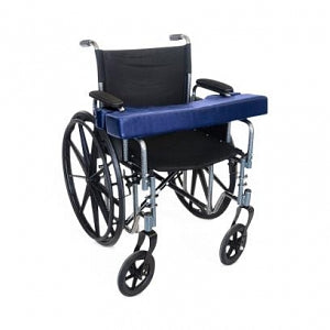 NYOrtho Full Arm Wheelchair Lap Cushions - Lap Cushion for Full-Length Arm Wheelchairs, Navy Blue, 20" x 22" - 9527-2022-3