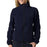 Women's 100% Polyester Fleece Jacket, Navy, Size S	