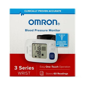 Omron 3 Series Blood Pressure Monitors - Digital Wrist Blood Pressure Monitor, Series 3 - BP6100