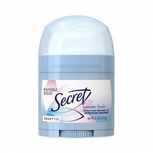 Procter & Gamble Secret Solid Antiperspirant / Deodorants - Secret Invisible Solid Deodorant, Powder Fresh, 0.5 oz. - 00037000313847