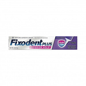 Procter & Gamble Fixodent Plus Gum Care Adhesive Cream - Fixodent Gum Care Adhesive, 2 oz. - 00076660300453