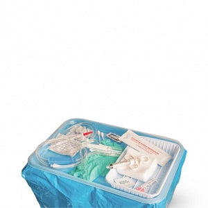 OBP Medical Fluid Management Pack for Hysteroscopy - All-in-One Fluid Management Pack for Hysteroscopy with Under Buttocks Drape with Built In Collection Pouch, Cysto Tubing, OutflowBAG Tubing with Luer-Lock Adapter - C050100