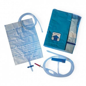 OBP Medical Fluid Management Pack for Hysteroscopy - All-in-One Fluid Management Pack for Hysteroscopy with Under Buttocks Drape with Built In Collection Pouch, Cysto Tubing, OutflowBAG Tubing with Luer-Lock Adapter - C050100