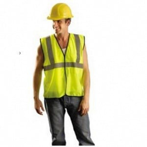 OccuNomix International High Visibility Vests - Class 2 Economy Mesh Vest, Yellow, Size 2XL/3XL - ECO-GC-Y2/3X