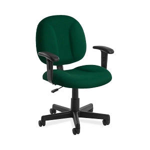 OFM 105 Comfort Series Fabric Task Chairs with Arms - Comfort Series Fabric Task Chair with Arms, Green - 105-AA-807