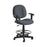 OFM Comfort Series Fabric Task Chairs with Arms & Drafting Kit - Fabric Task Chair with Arms and Drafting Kit, Gray - 105-AA-DK-801