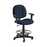 OFM Comfort Series Fabric Task Chairs with Arms & Drafting Kit - Fabric Task Chair with Arms and Drafting Kit, Navy - 105-AA-DK-804