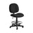 OFM Comfort Series Fabric Task Chairs with Drafting Kit - Comfort Series Fabric Task Chair with Drafting Kit, Black - 105-DK-805