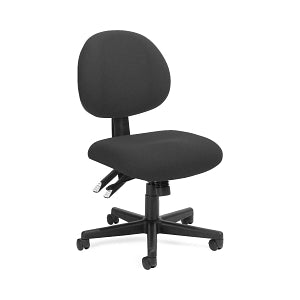 OFM 241 Fabric Ergonomic Armless Task Chairs - Fabric Ergonomic Armless Task Chair, Charcoal - 241-203