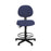 OFM Fabric Ergonomic Armless Task Chairs with Drafting Kit - Fabric Ergonomic Armless Task Chair with Drafting Kit, Blue - 241-DK-202