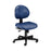 OFM 241 Vinyl Ergonomic Mid-Back Armless Task Chairs - Vinyl Ergonomic Mid-Back Armless Task Chair, Navy - 241-VAM-605