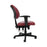 OFM Vinyl Ergonomic Mid-Back Task Chairs with Arms - Vinyl Ergonomic Mid-Back Task Chair with Arms, Wine - 241-VAM-AA-603