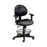 OFM Vinyl Ergonomic Task Chairs with Arms and Drafting Kit - Vinyl Ergonomic Mid-Back Task Chair with Arms and Drafting Kit, Black - 241-VAM-AADK-66