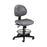 OFM Vinyl Ergonomic Armless Task Chairs with Drafting Kit - Vinyl Ergonomic Mid-Back Armless Task Chair with Drafting Kit, Charcoal - 241-VAM-DK-604