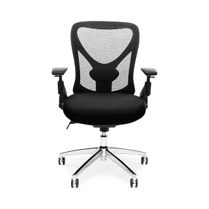 OFM 24/7 Fabric Big & Tall Task Chairs with Mesh Back - 24/7 Fabric Big and Tall Task Chair with Mesh Back, Black - 257-BLK